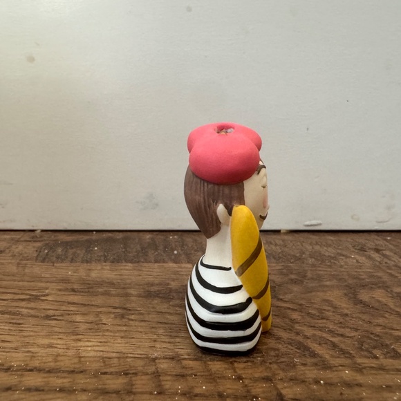 New in Box Glitterville Birthday Cake Topper Candle Holder 2" Pierre Baguette - Picture 4 of 6